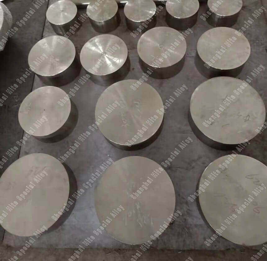 Inconel 625(UNS N06625) bars, shafts, round discs and rings produced for reference.