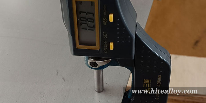 GH3044 product thickness is 1.1-1.3mm
