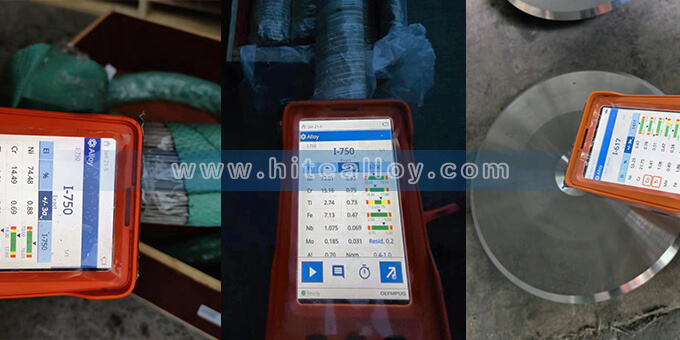 Inconel X750, Nimonic 80a, Inconel 617, ect materials get loaded for shipping