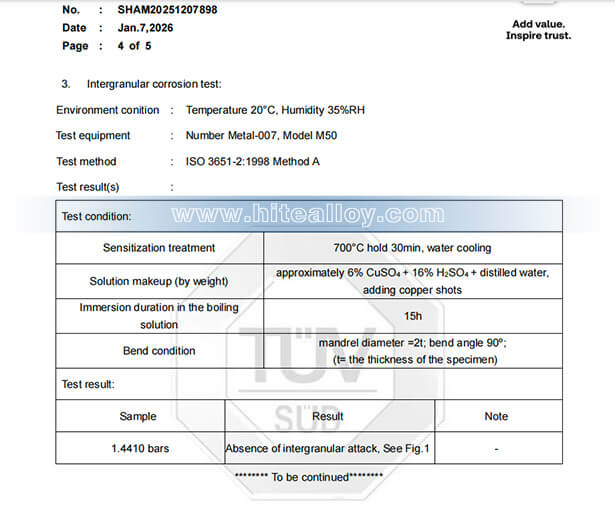 1.4410 / F53 /UNS32750 1.4410 / F53 /UNS32750